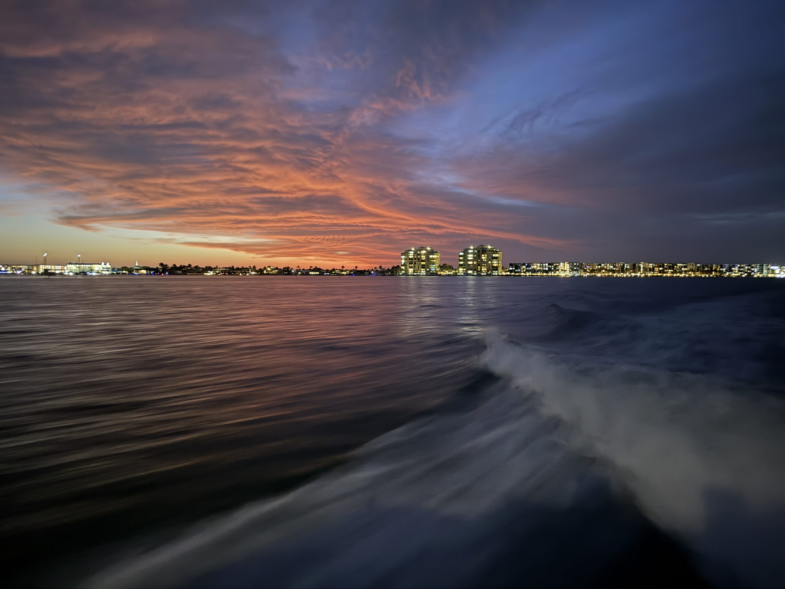 Powerboating After Dark Naples Boat Watch Service